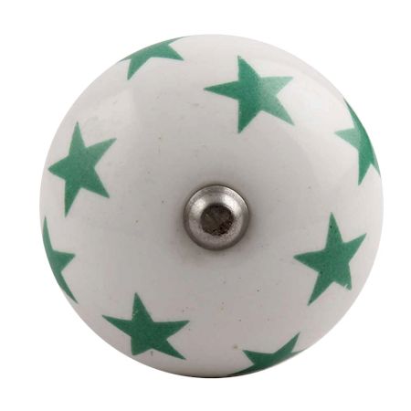 Sea Green Star Ceramic Wine Stopper